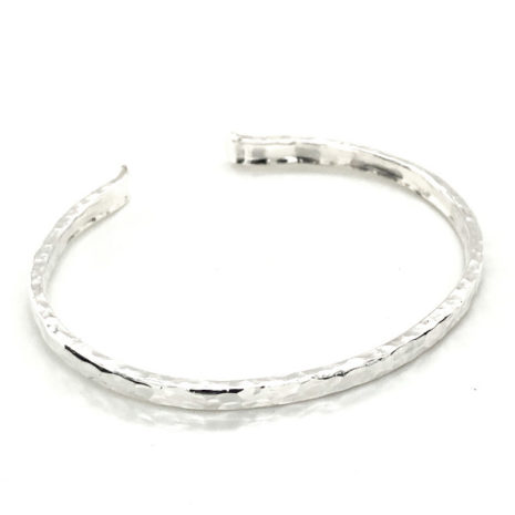 Bracelet Jonc Massif Bracelet Jonc Martelé Argent 925