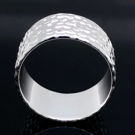 bague-martelee-large-argent-grall-bijoux-4 Bague Martelée Large Argent 925 forgé