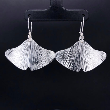 Boucles d’oreilles Ginkgo 2 Boucles d'oreilles Ginkgo Argent 925