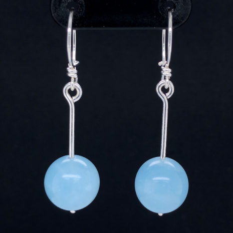 Boucles d’oreilles Tige aigue-marine Boucles d'oreilles Tige aigue-marine