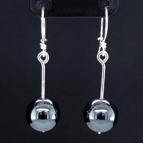 Boucles d’oreilles Tige hématite Boucles d'oreilles Tige hématite