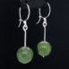 Boucles d'oreilles Tige jade néphrite